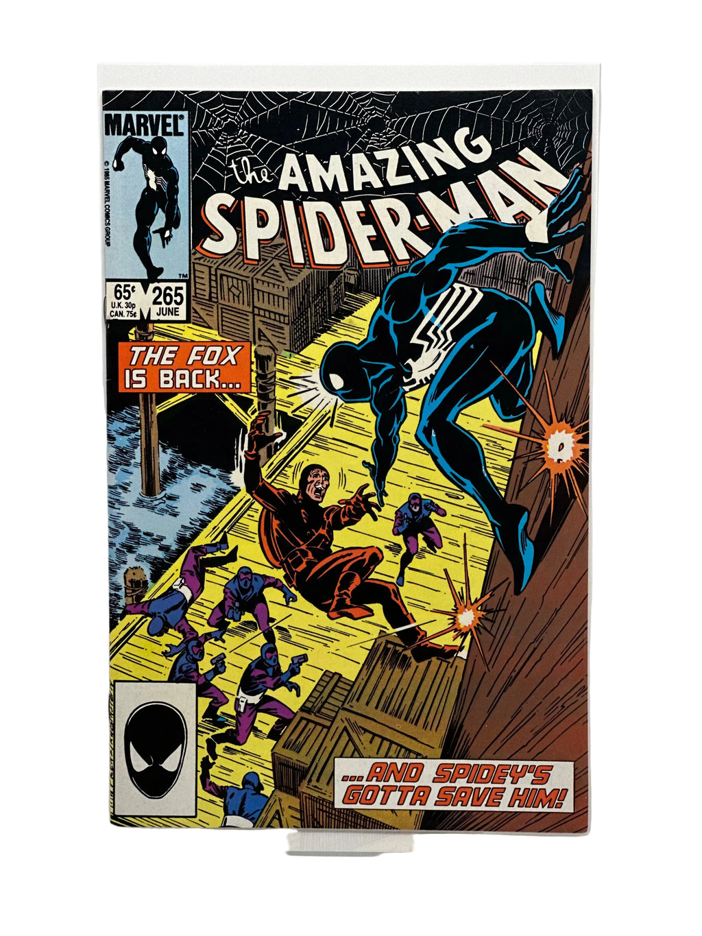 ASM #265 1985 Key 1st Appearance of Silver Sable FN/VF
