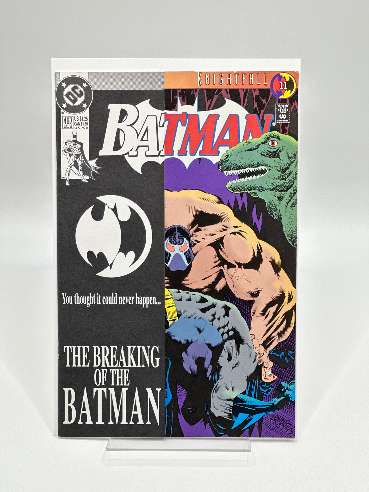 Batman #497 1993 The Breaking Of The Batman VF/VF+