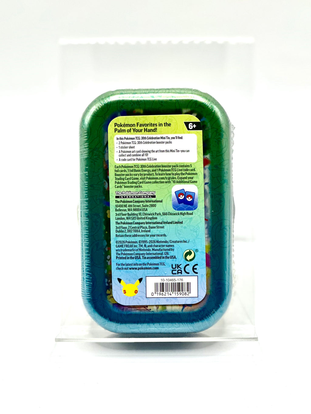 Pokemon 30th Celebration Mini Tin Mew