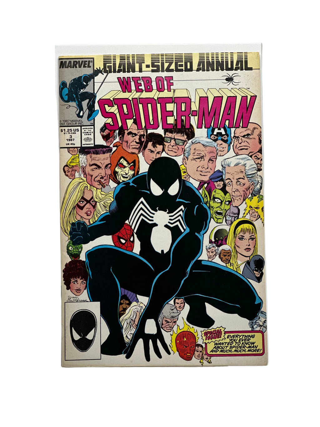 Giant Sized Annual Web Of Spiderman #3 1987 FN