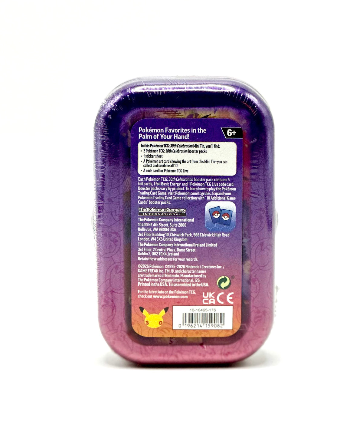 Pokemon 30th Celebration Mini Tin Mewtwo